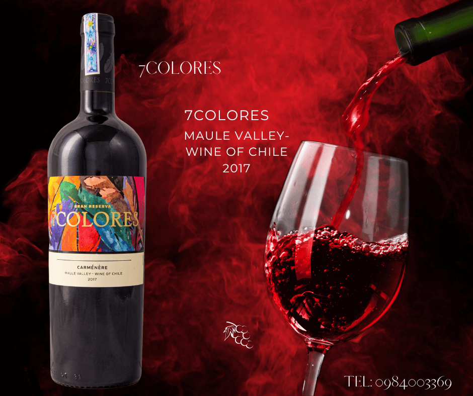 Rượu Vang Chile 7Colores Cabernet Sauvignon