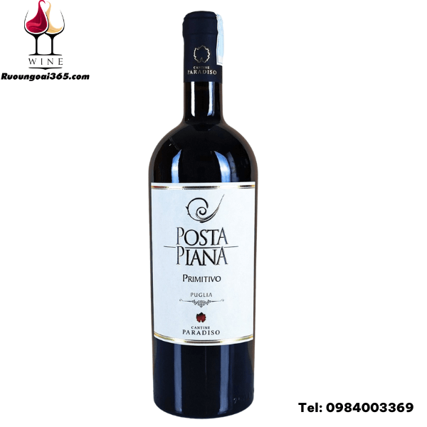 Rượu Vang Ý Posta Piana Primitivo Paradiso