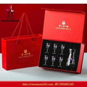 BỘ LY UỐNG RƯỢU MAO ĐÀI - TRUNG QUỐC CHÍNH HÃNG