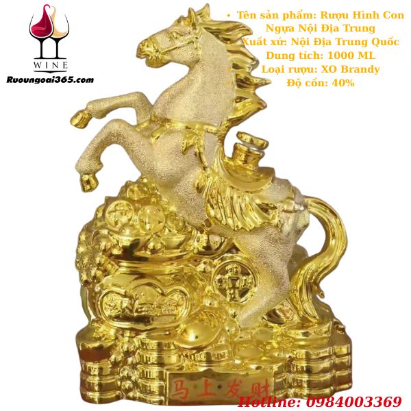 Rượu Hình Con Ngựa Sứ - Nội Địa Trung Quốc (2)