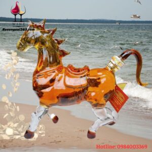 Rượu ngựa thủy tinh Cognac Nga chính hãng