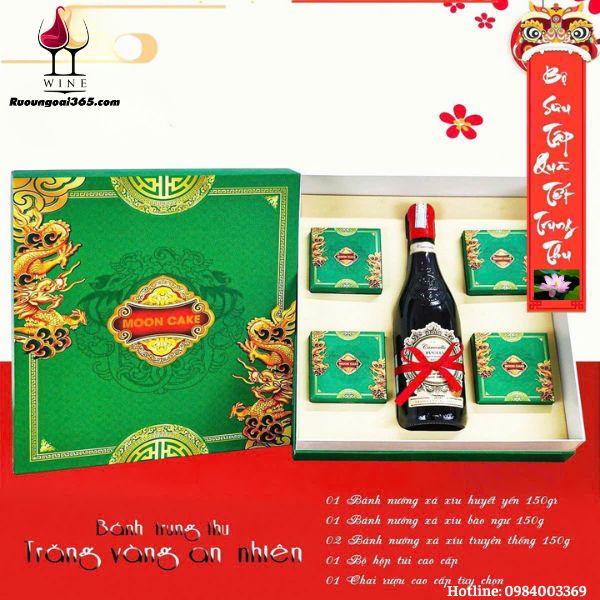 Bánh Trung Thu HongKong - Trăng Vàng An Nhiên