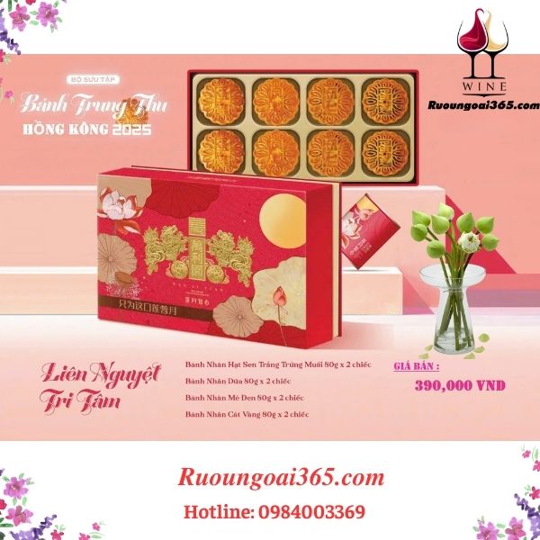 Bánh Trung Thu HONGKONG - Liên Nguyệt Tri Tâm