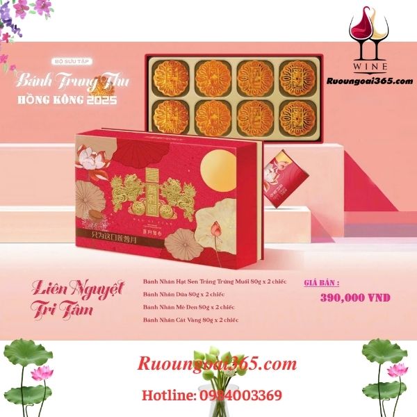 Bánh Trung Thu HONGKONG - Liên Nguyệt Tri Tâm