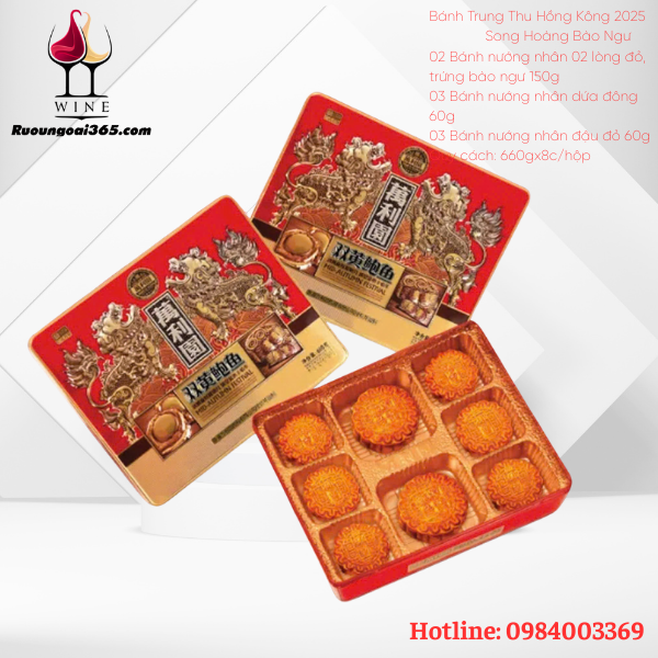 Bánh Trung Thu HONGKONG - Song Hoàng Bào Ngư