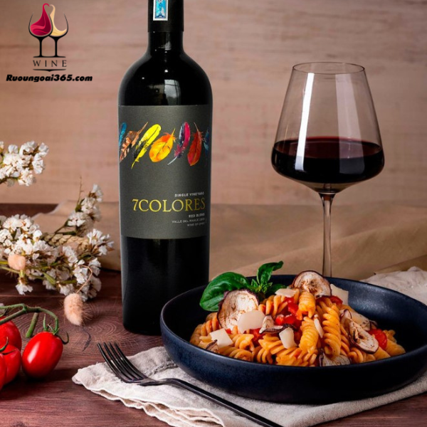 Rượu Vang 7Colores Red Blend
