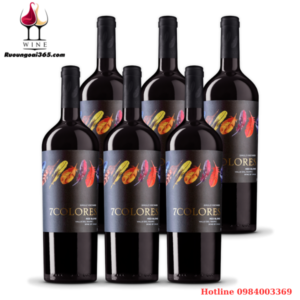 Rượu Vang 7Colores Red Blend