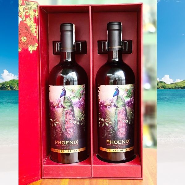 Rượu vang ý Phoenix groamaro sangiovese