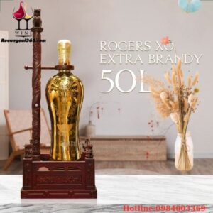 Bình Rượu Lộc Vàng 6lit Rogers XO Brandy