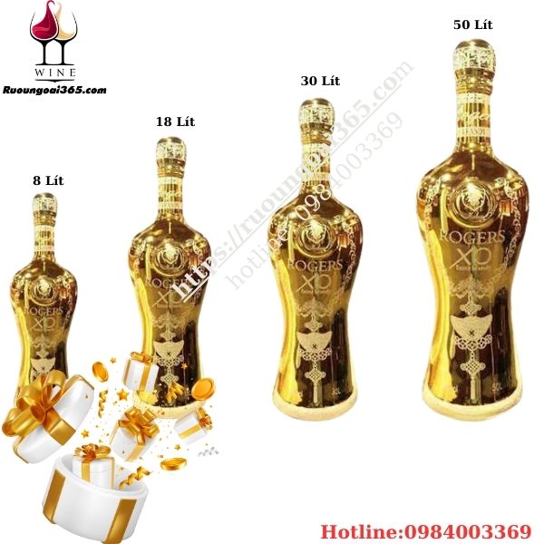 Rượu Rogers XO Dung Tích Lớn – Biểu Tượng Của Sự Sang Trọng và Đẳng Cấp
