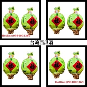 Sét Rượu Hình Dưa Hấu Đài Loan Chính Hãng