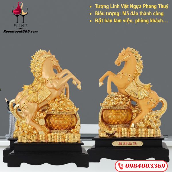 Tượng Linh Vật Ngựa Phong Thuỷ