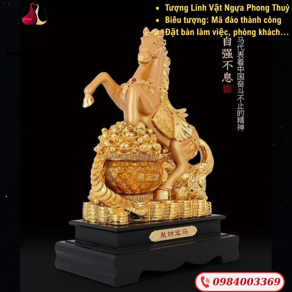 Tượng Linh Vật Ngựa Phong Thuỷ
