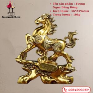 Tượng Ngựa Bằng Đồng -Cát Tường Hưng Thịnh