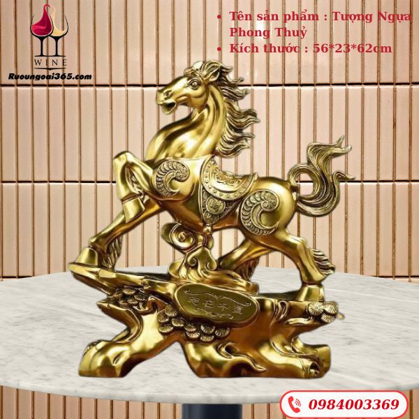 Tượng Ngựa Phong Thuỷ - Phát Lộc Chiêu Tài