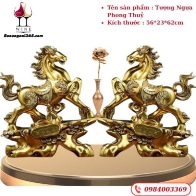Tượng Ngựa Phong Thuỷ - Phát Lộc Chiêu Tài