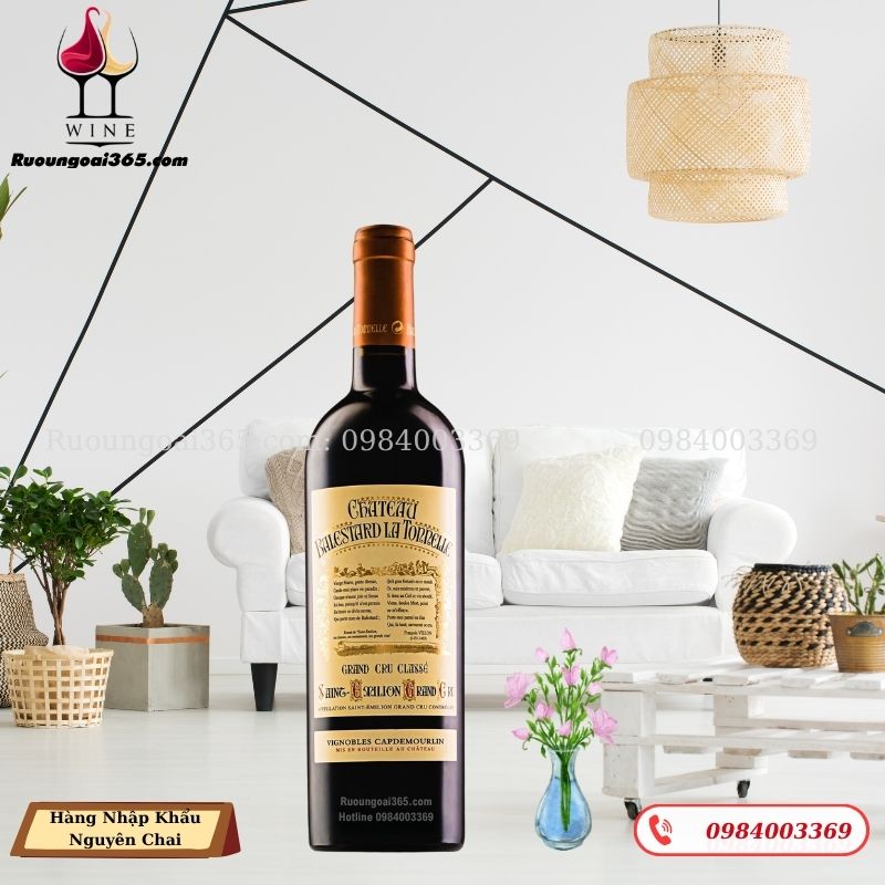 Rượu Vang Pháp CHÂTEAU BALESTARD LA TONNELLE 2017 - Rươu Vang Đỏ