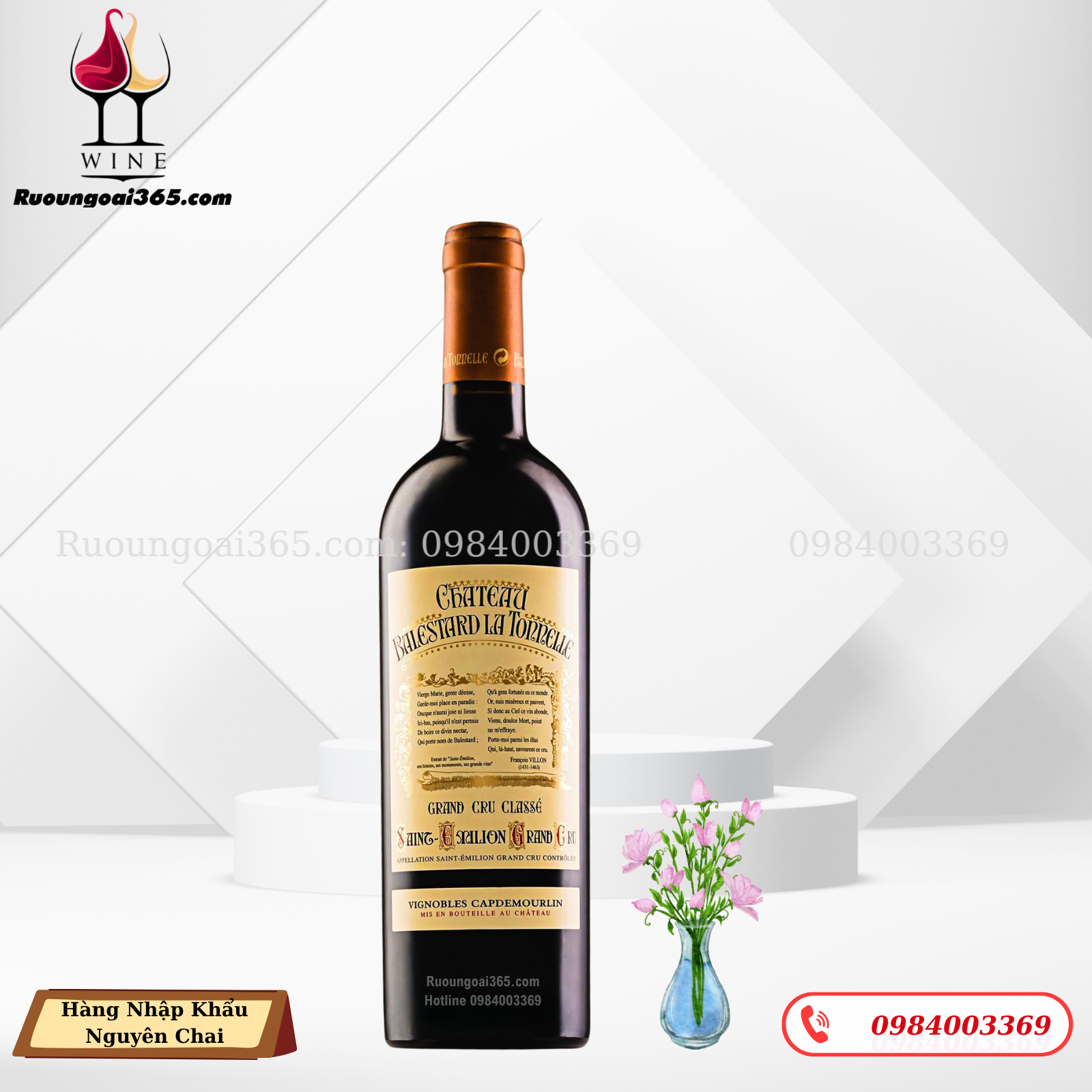 Rượu Vang Pháp CHÂTEAU BALESTARD LA TONNELLE 2017 - Rươu Vang Đỏ Rượu Vang Pháp CHÂTEAU BALESTARD LA TONNELLE 2017 - Rươu Vang ĐỏRượu Vang Pháp CHÂTEAU BALESTARD LA TONNELLE 2017 - Rươu Vang Đỏ