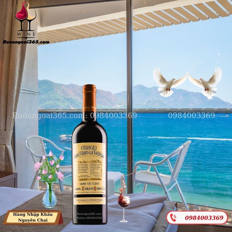 Rượu Vang Pháp CHÂTEAU BALESTARD LA TONNELLE 2017 - Rươu Vang Đỏ