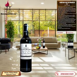 Rượu Vang Pháp CHÂTEAU CAP DE MOURLIN 2017- Rượu vang đỏ