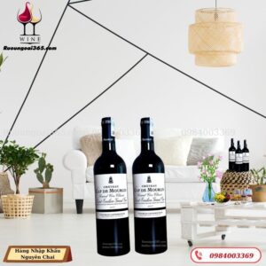 Rượu Vang Pháp CHÂTEAU CAP DE MOURLIN 2017- Rượu vang đỏ