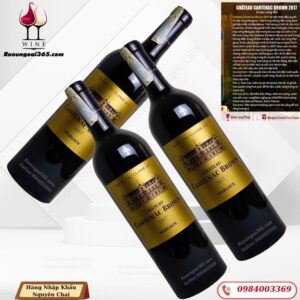 Rượu Vang Pháp Château Cantenac Brown 2017