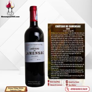 Rượu Vang Pháp Château De Camensac