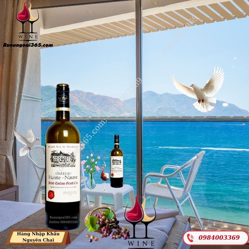 Rượu Vang Pháp Château Haute - Nauve 2014 - Rượu vang đỏ