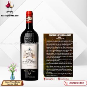 Rượu Vang Pháp Château La Tour Carnet 2016 - Rượu Vang Đỏ
