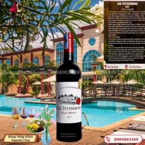 Rượu Vang Pháp LES TEYSSERONS 2017 - Rượu vang đỏ