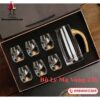 Bộ Ly Rượu MOUTAI Mạ Vàng 24k - Bộ Hộp Giấy Cao Cấp