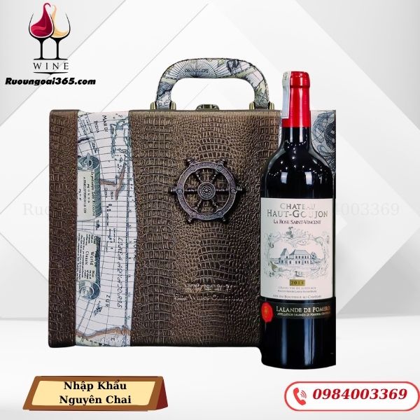 Hộp Quà Rượu Vang Château Haut Goujon - Hộp Quà Tết Cao Cấp Hộp Quà Rượu Vang Château Haut Goujon - Hộp Quà Tết Cao Cấp