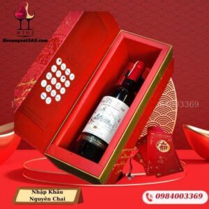 Hộp Quà Rượu Vang Château Haut Goujon - Hộp Quà Tết Cao Cấp