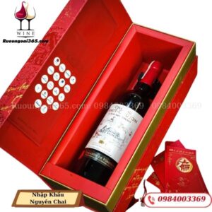 Hộp Quà Rượu Vang Château Haut Goujon - Hộp Quà Tết Cao Cấp