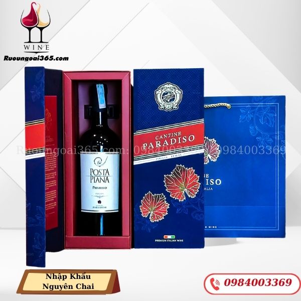 Hộp Quà Rượu Vang Posta Piana - Hộp Quà Tết Cao Cấp Hộp Quà Rượu Vang Posta Piana - Hộp Quà Tết Cao Cấp
