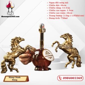 Rượu Linh Vật Ngựa Đôi Song Mã