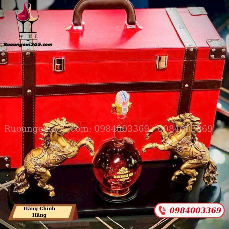 Rượu Linh Vật Ngựa Đôi Song Mã