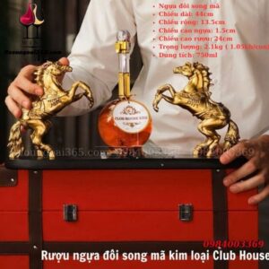 Rượu Linh Vật Ngựa Đôi Song Mã