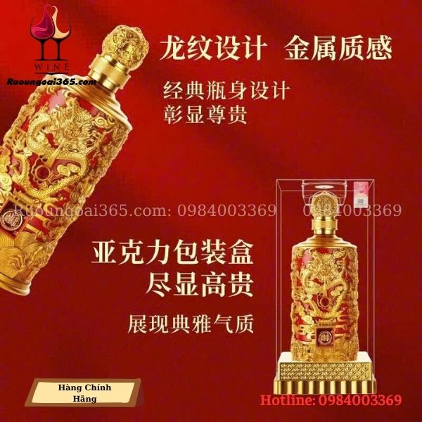 Rượu Bạch Tửu Đỗ Khang Rồng Vàng - Bạch Tửu Trung Hoa