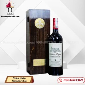 Sét Hộp Đơn Rượu Vang Château Tayac Côtes De Bourg - Hộp Quà Tết Cao Cấp 2026