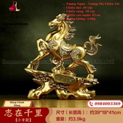Tượng Ngựa Phong Thuỷ - Vượng Mã Chiêu Tài