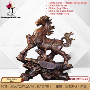 Tượng Ngựa Phong Thuỷ - Vượng Mã Chiêu Tài M2