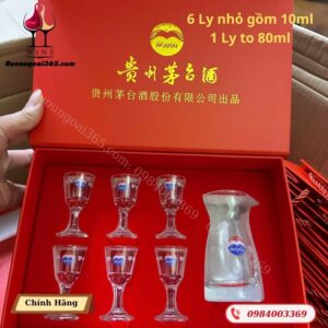 BỘ LY UỐNG RƯỢU MAO ĐÀI
