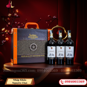 Hộp Quà Rượu Vang CHIANTI - Hộp Quà Tết Cao Cấp