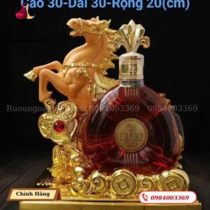 Kệ Hình Con Ngựa Kèm Rượu XO VENUS
