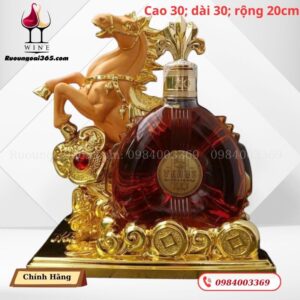 Kệ Hình Con Ngựa Kèm Rượu XO VENUS