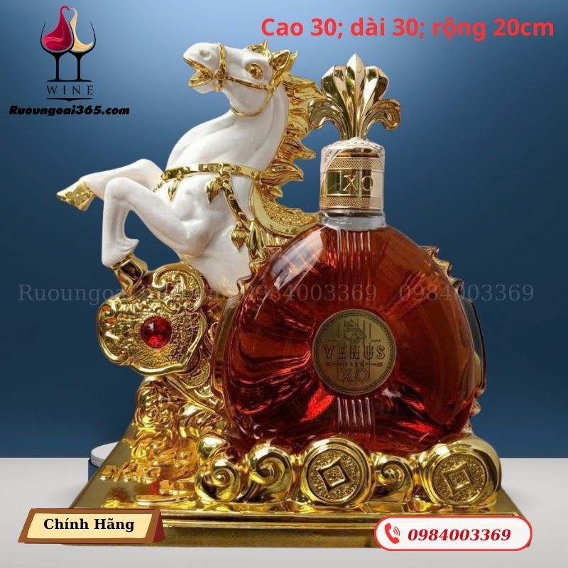 Kệ Hình Con Ngựa Mã Đáo Thành Công Kèm Rượu XO VENUS Kệ Hình Con Ngựa Mã Đáo Thành Công Kèm Rượu XO VENUS