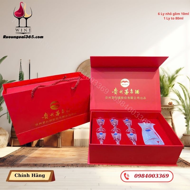 BỘ LY UỐNG RƯỢU MAO ĐÀI
