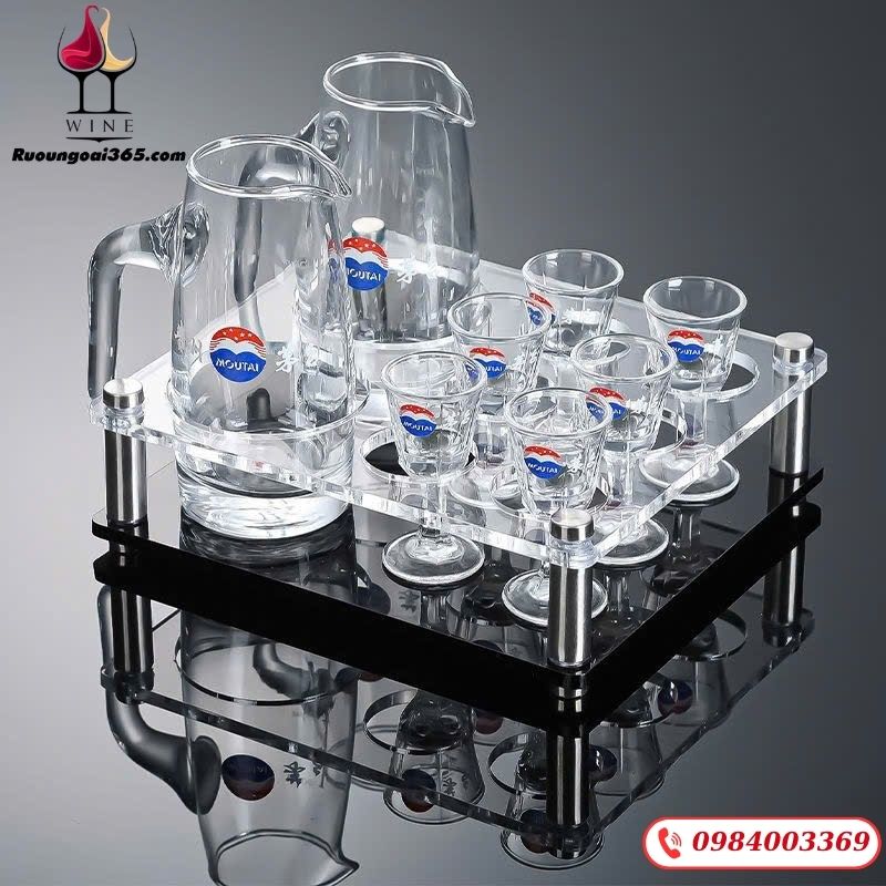BỘ LY MAO ĐÀI 7 MÓN CÓ CÓNG - CHÍNH HÃNG BỘ LY MAO ĐÀI 7 MÓN CÓ CÓNG - CHÍNH HÃNG