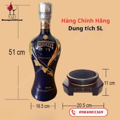 Rượu XO 5 Lít - Tuyệt Phẩm Trưng Bầy và Quà Tặng